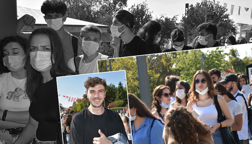 Edirnede şaşırtan görüntü Metrelerce kuyruk oluştu