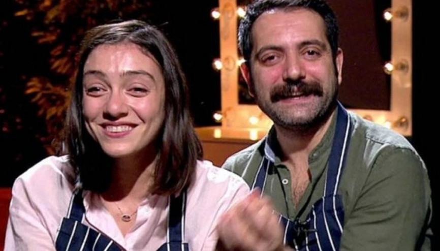 Merve Dizdar ile eski eşi Gürhan Altundaşar, Kadıköyde bir araya geldi