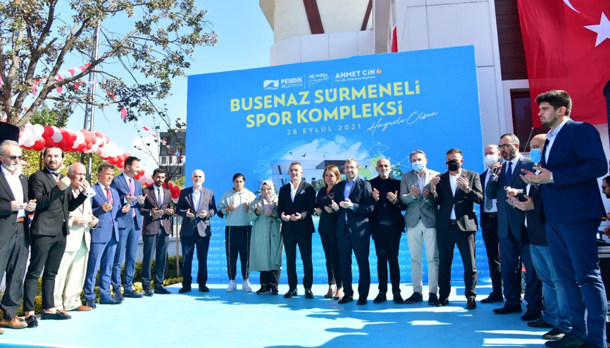 Busenaz Sürmeneli Spor Kompleksi açıldı