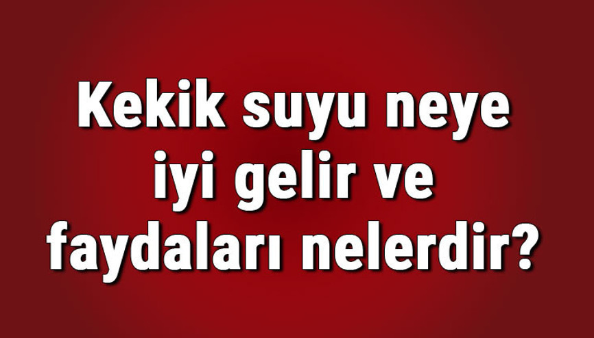 Kekik suyu neye iyi gelir ve faydaları nelerdir Kekik suyu içmenin ve kullanmanın cilde, saça ve adet söktürücü yararları