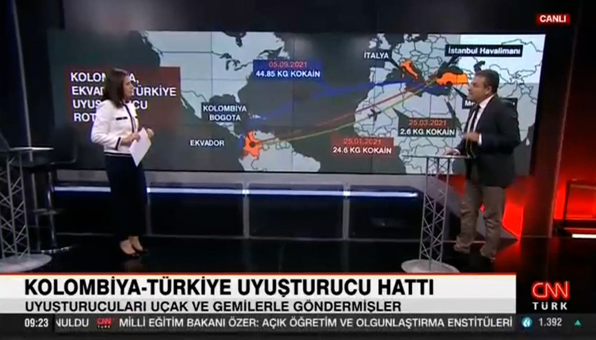 Kolombiya-Türkiye uyuşturucu ağı
