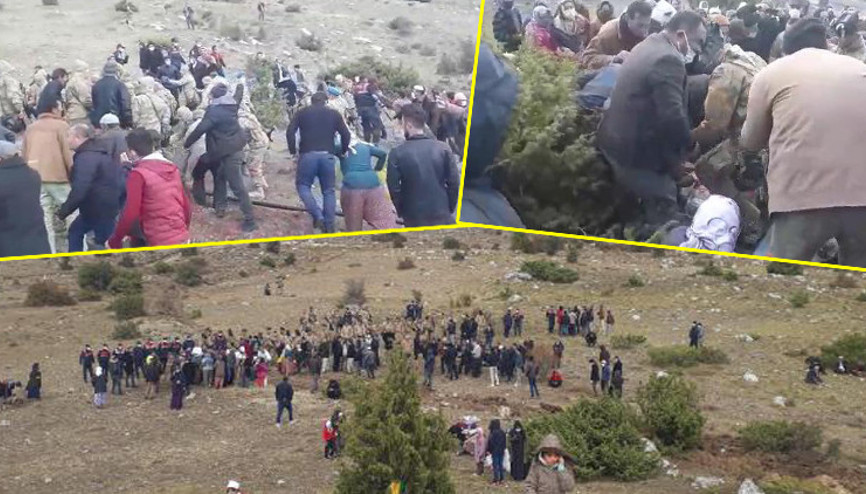 Köyde su tartışması arbedesi Jandarma biber gazıyla müdahale etti Köyde su tartışması arbedesi Jandarma biber gazıyla müdahale etti