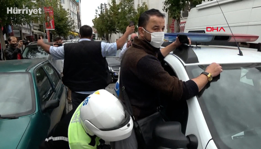 Murat Özdemir, bu kez gazeteci ve polislere sataştı; yine gözaltında