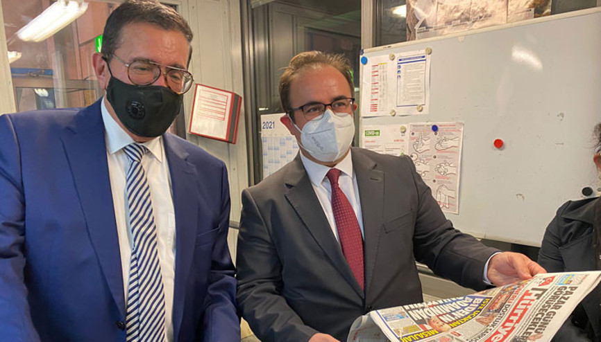 Başkonsolos Tunçer Hürriyet’i ziyaret etti