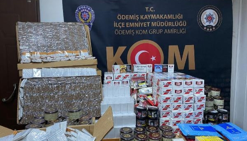 Selçukta kaçak tütün operasyonu Selçukta kaçak tütün operasyonu