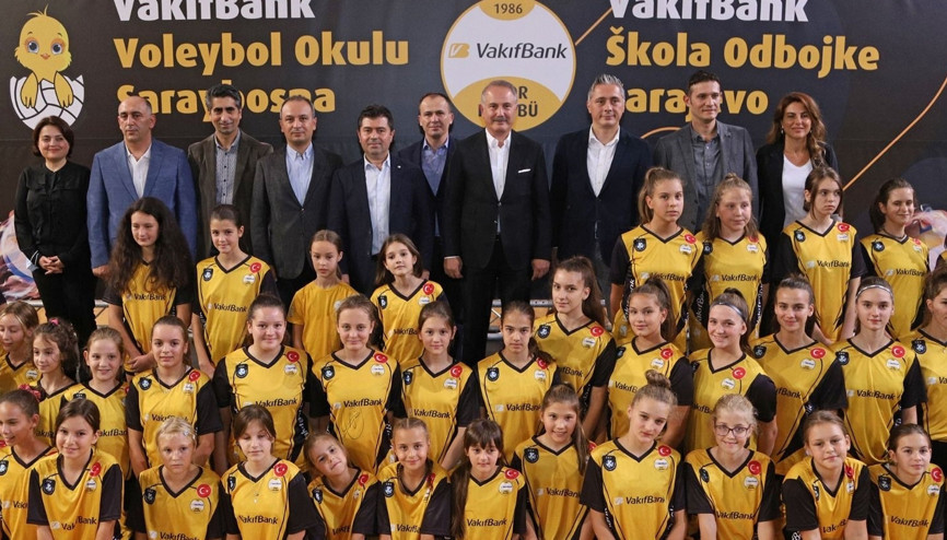 VakıfBank Spor Kulübü’nden Saraybosna Voleybol Okulu’na üst düzey ziyaret