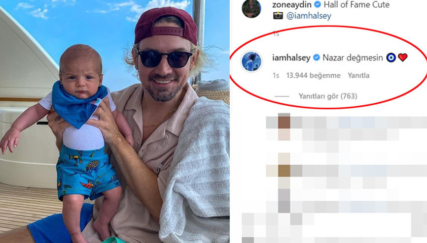 Halseyin nazar boncuğuna yorum yağdı: Şaka mısın sen