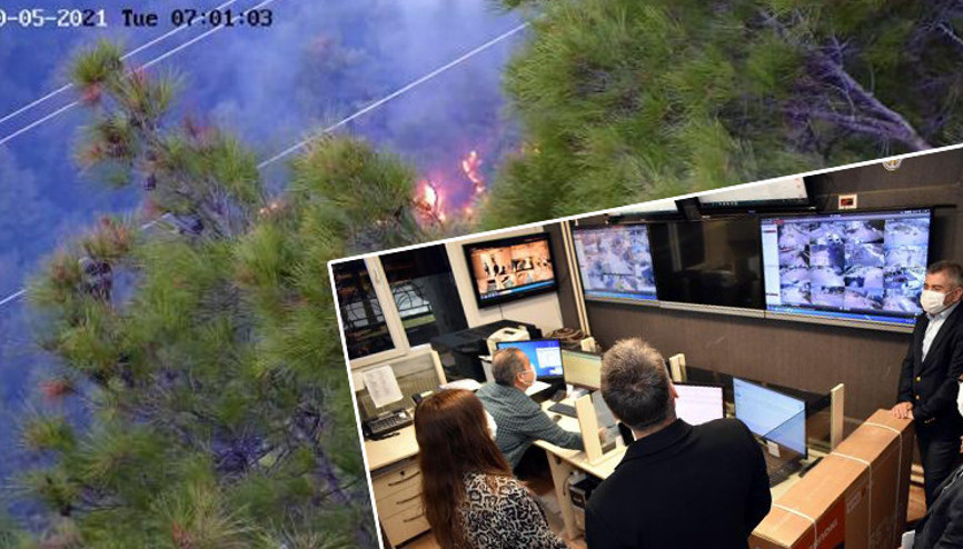 Orman yangını sonrası kolonya ve çakmakla yakalanan kişiye gözaltı