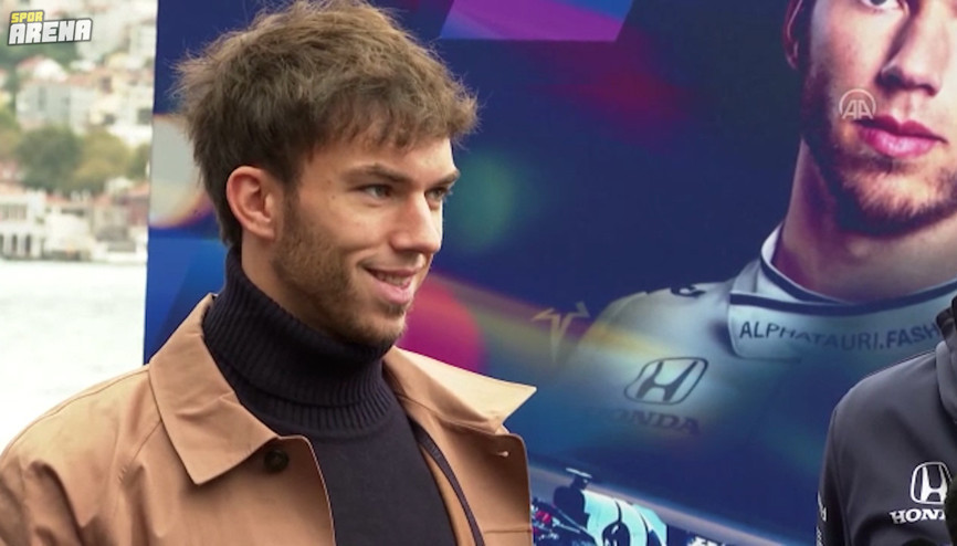 Bakan Kasapoğlu, Formula 1 pilotu Pierre Gasly bir araya geldi