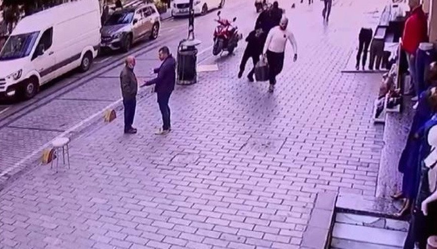 Lalelide sokak ortasında 3 milyon dolarlık gasp girişimi Anbean kamerada Lalelide sokak ortasında 3 milyon dolarlık gasp girişimi Anbean kamerada
