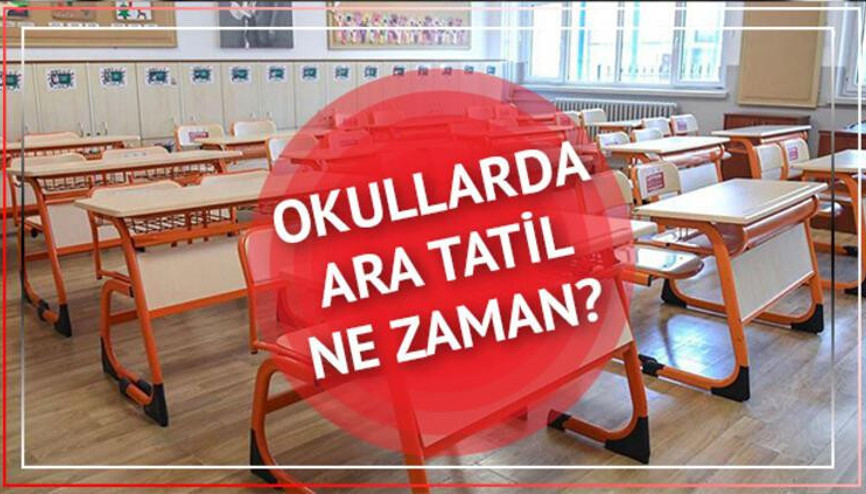 Okullarda ilk ara tatil ne zaman İşte kasım ayı ara tatilinin tarihi ve 2021-2022 takvimi