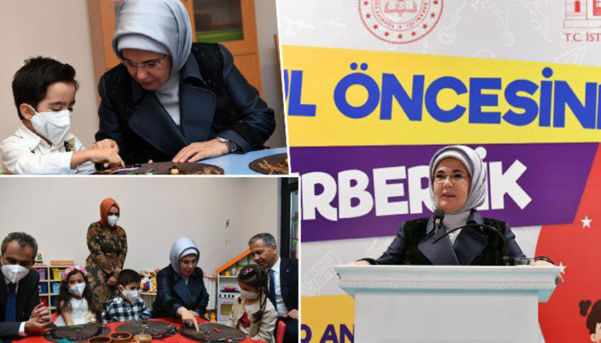 Emine Erdoğan: Eğitime yapılan her yatırım bir ülkenin kendine yaptığı en büyük iyiliktir Emine Erdoğan: Eğitime yapılan her yatırım bir ülkenin kendine yaptığı en büyük iyiliktir