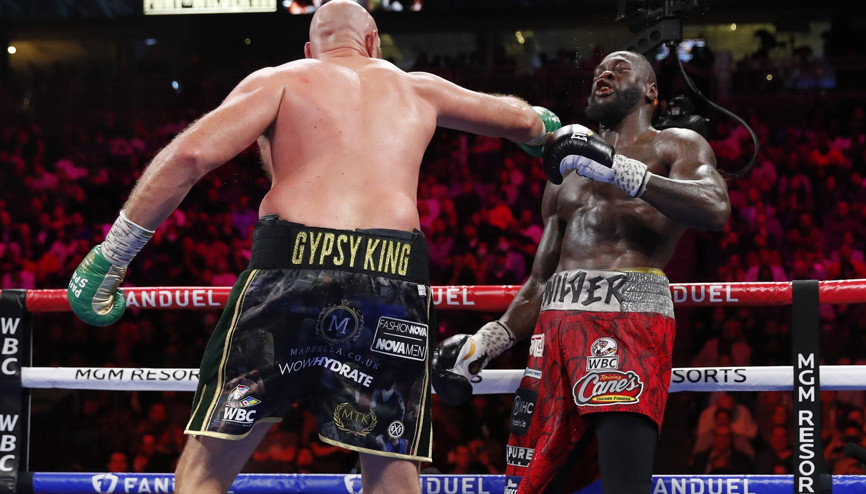 Tyson Fury - Deontay Wilder maçından fotoğraflar