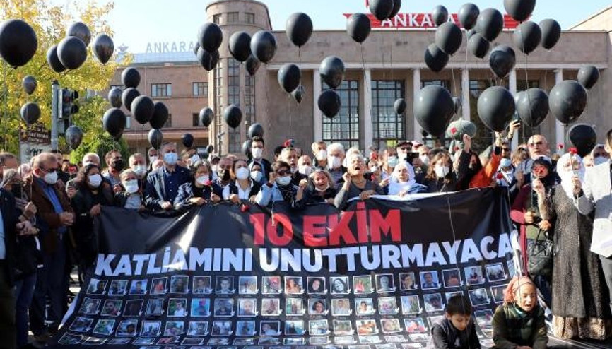 Ankara Garı saldırısında ölen 103 kişi anıldı
