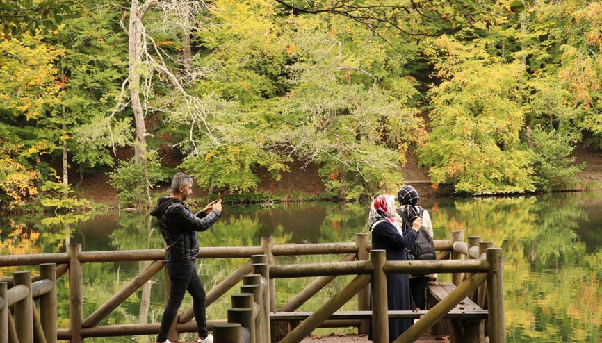 Yedigöller’de sonbahar rengi