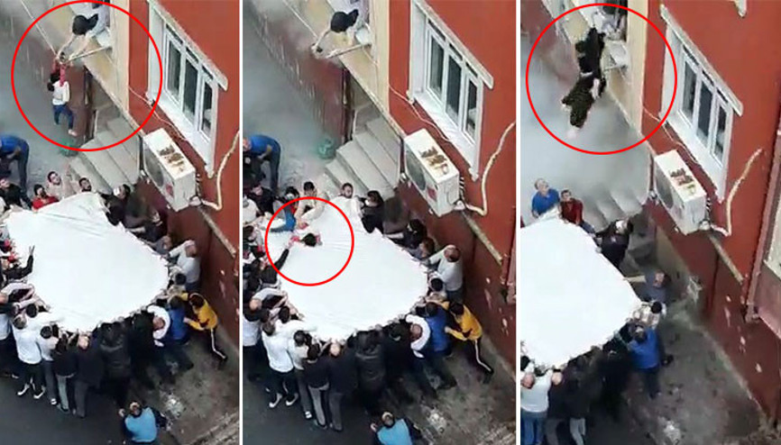 Kurtulmak için atladılar Can havliyle zamana karşı yarış