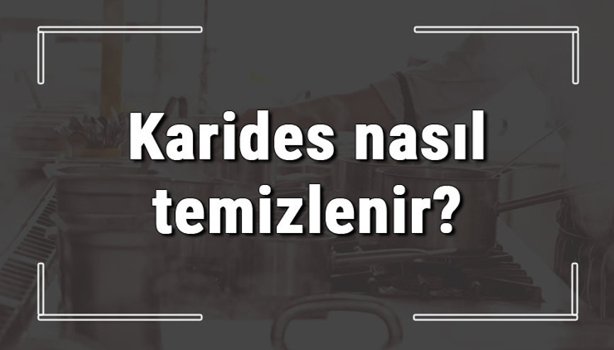 Karides nasıl temizlenir Dondurulmuş, küçük karides nasıl pişirilir