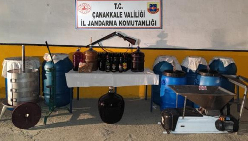 Çanakkalede ele geçirildi Bağ evine operasyon