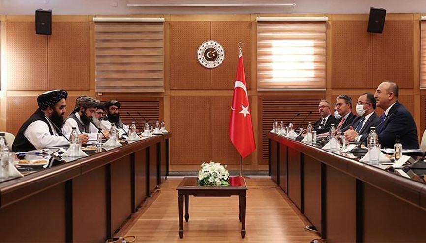 Taliban heyeti Dışişleri Bakanlığında... Bakan Çavuşoğlundan ilk açıklama