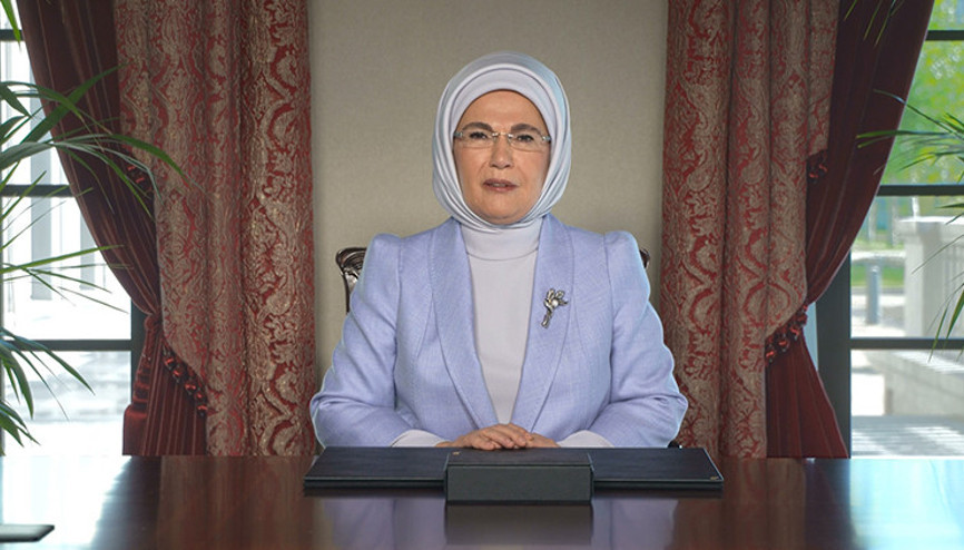 Emine Erdoğan, Sıfır Atık Zirvesi 2021e video mesajla katıldı