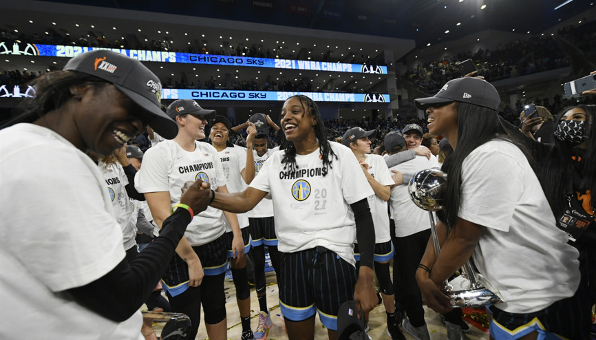 WNBAde şampiyon Chicago Sky Tarihte ilk...
