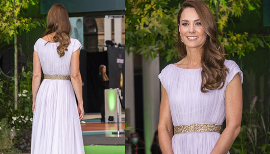 Kate Middleton 10 yılda hiç değişmemiş...  Eski elbisesine gelin kemeri taktı