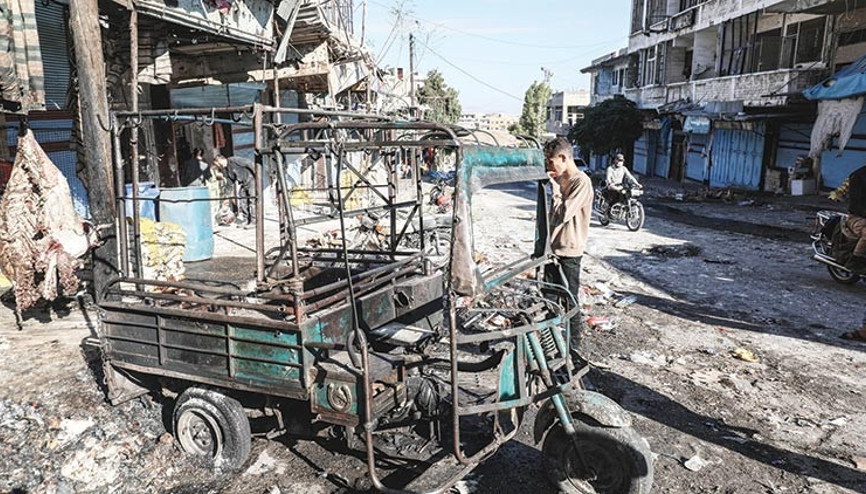 Suriyede can pazarı Rejim pazar yerini vurdu: 13 ölü