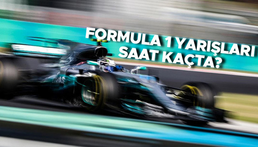 Formula 1 yarışları ne zaman, saat kaçta, hangi kanalda Bu hafta Formula 1de sıradaki durak ABD...