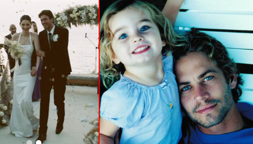 Paul Walkerın kızı Meadow evlendi: Babası onu gelinlikle göremedi