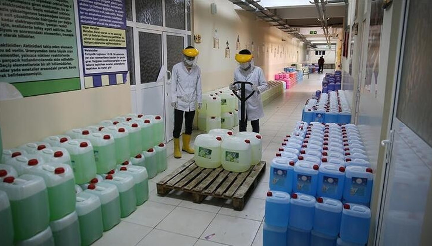 Hatayda hijyen malzemesi üreten meslek lisesi yıllık 4 milyon lira ciro hedefinde