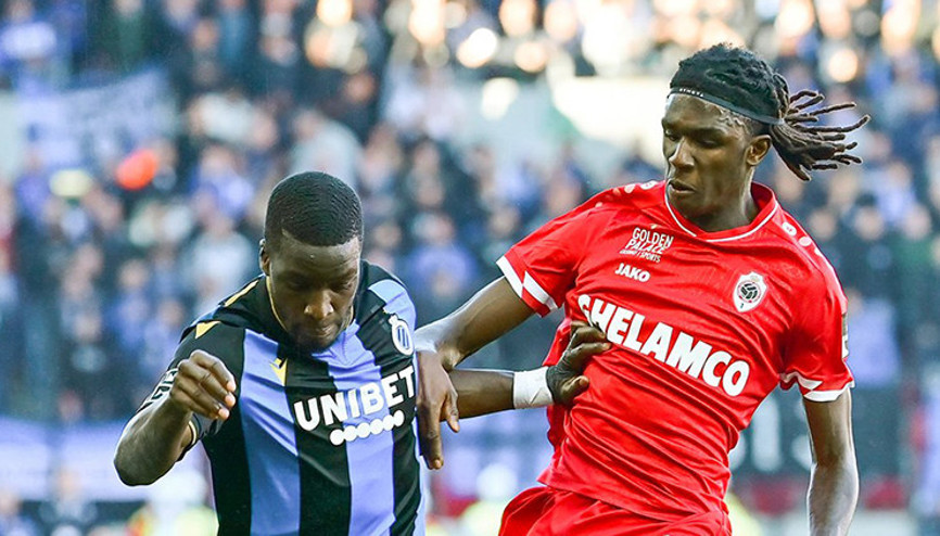 Fenerbahçenin rakibi Royal Antwerp, Club Brugge ile berabere kaldı