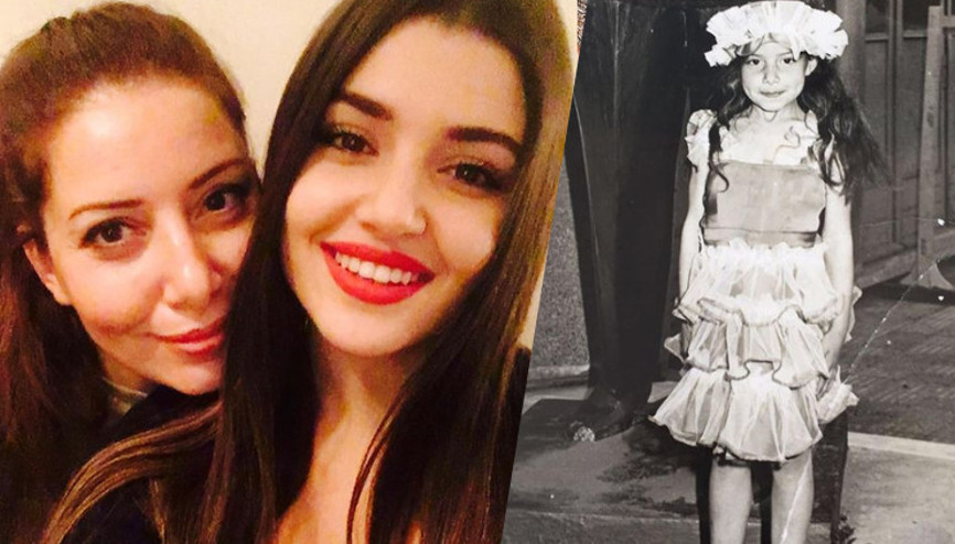 Hande Erçelden duygusal paylaşım: Gitgide sana benziyorum farkındayım...Çok güzelsin Anne