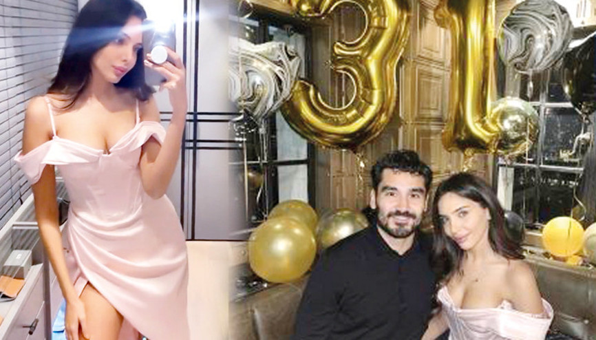 İlkay Gündoğana sevgilisi İtalyan model Sara Arfaouiden sürpriz doğum günü
