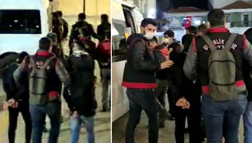 Muz yeme paylaşımı yapan 8 Suriyeli gözaltına alındı