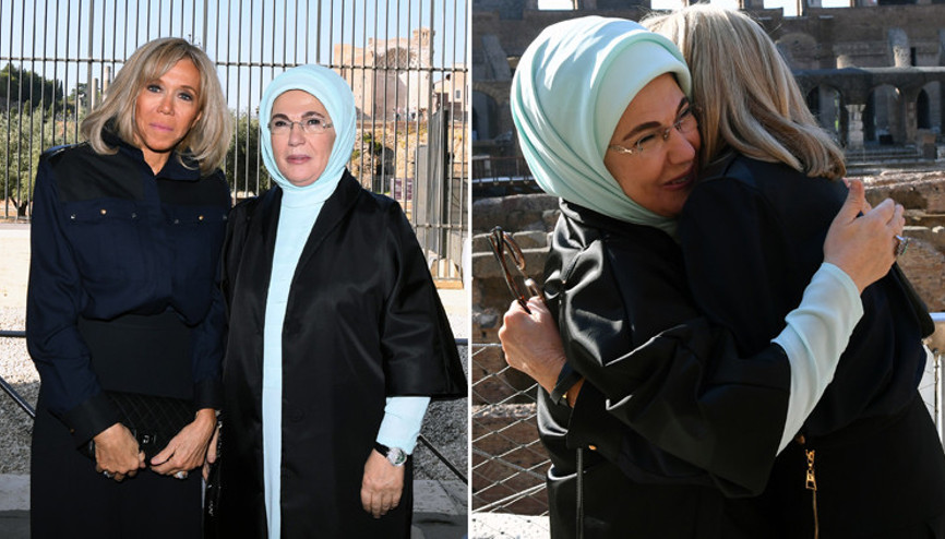 G-20 Liderler Zirvesinde Türkiye- Fransa arasında First Lady diplomasisi