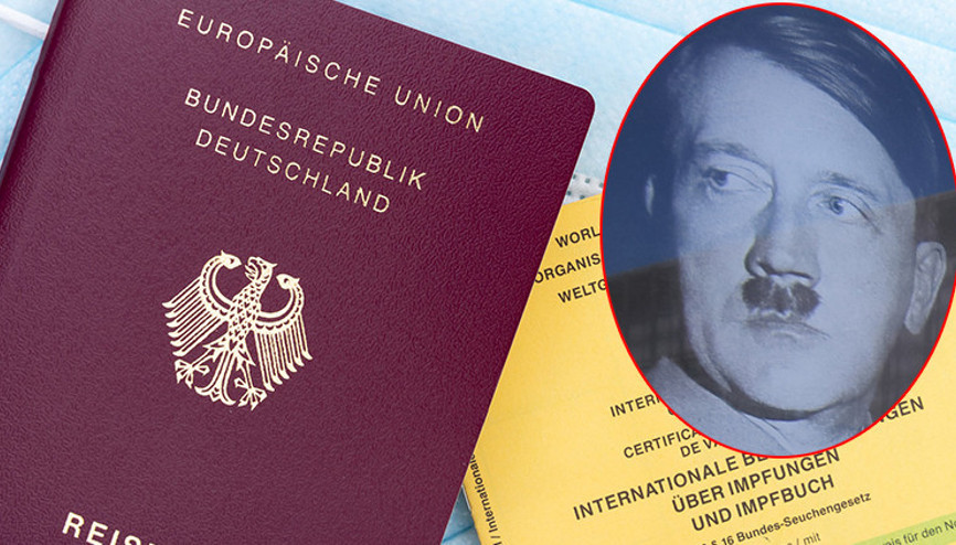Dünya şaşkına döndü: Hitler’e ABden Kovid aşı pasaportu