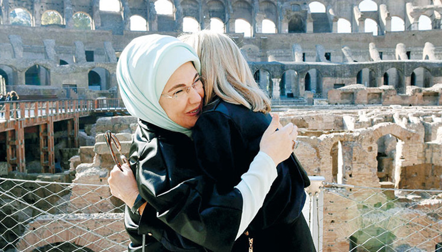 Roma’da sıcak sohbet