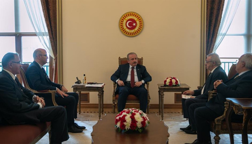 TBMM Başkanı Şentop, Yassıada mahkemeleri mağdurları yakınlarını kabul etti