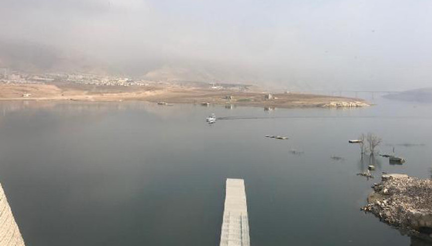 Baraj suları çekildi, eski Hasankeyf göründü