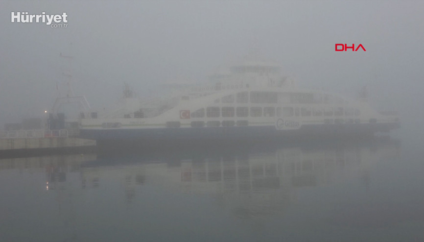 Çanakkale Boğazı, sis nedeniyle gemi trafiğine kapalı