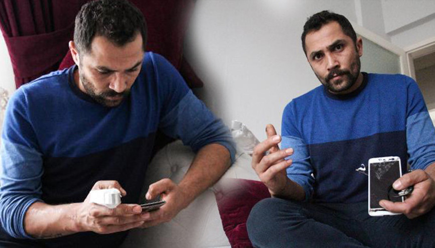 Bomba gibi patlayan powerbank parmağını kopardı Bomba gibi patlayan powerbank parmağını kopardı