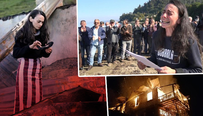 Çevreci ressamın evi kül olmuştu Yangının çıkış nedeni belli oldu Çevreci ressamın evi kül olmuştu Yangının çıkış nedeni belli oldu