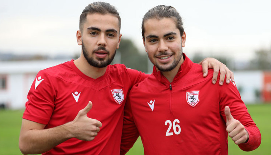 Samsunsporun tek yumurta ikizleri Sahada karışmamak için...