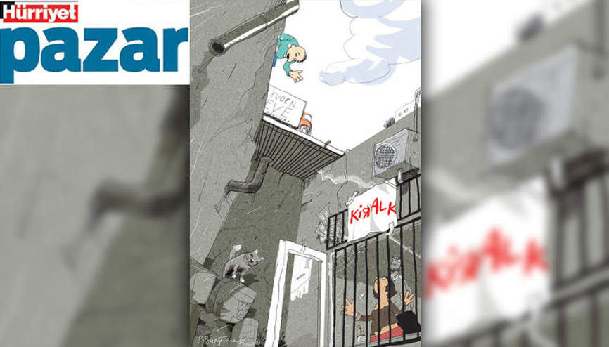 Nohut oda bakla sofa; kirası da 5 bin lira