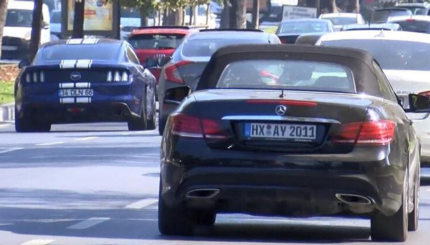 İstanbulda yabancı plakalı araçlar çoğaldı