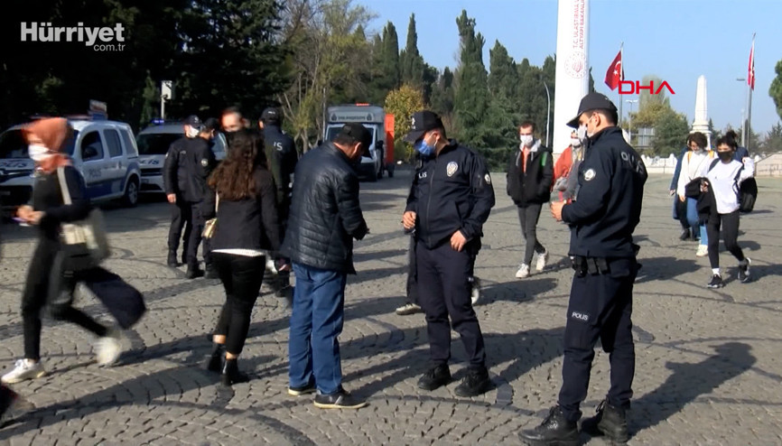 Tepki çeken görüntüler sonrası Edirnekapı Şehitliğinde polis denetimi