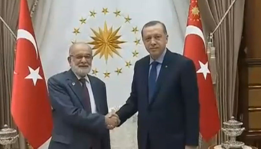Cumhurbaşkanı Erdoğan Karamollaoğlu ile görüşecek