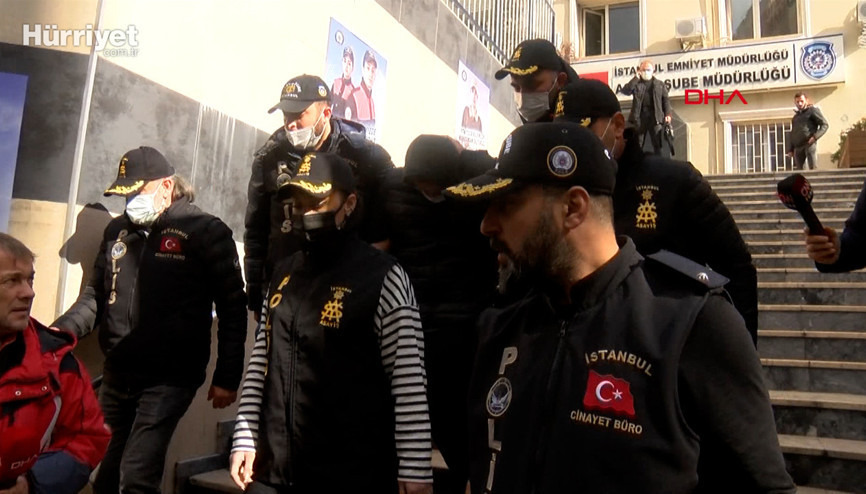 Ataşehirde samuray kılıcıyla kadını öldüren saldırgan adliyeye sevkedildi