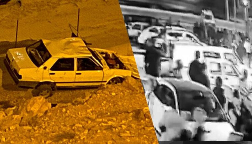 Düğünde kavga edip, aracını davetlilerin üzerine sürdü İşte o anlar