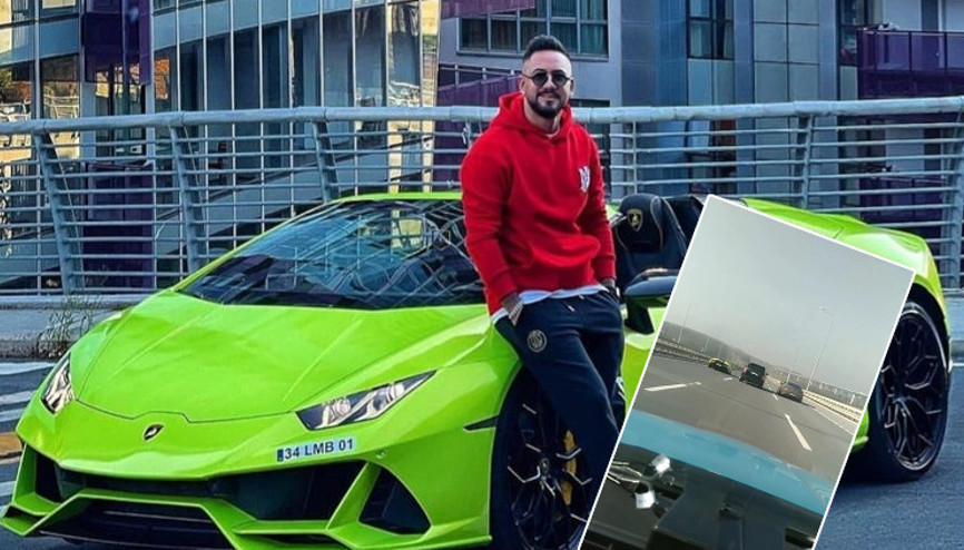 Otoyolda makas atıp yarışan araçlarda Gökhan Çıra izi